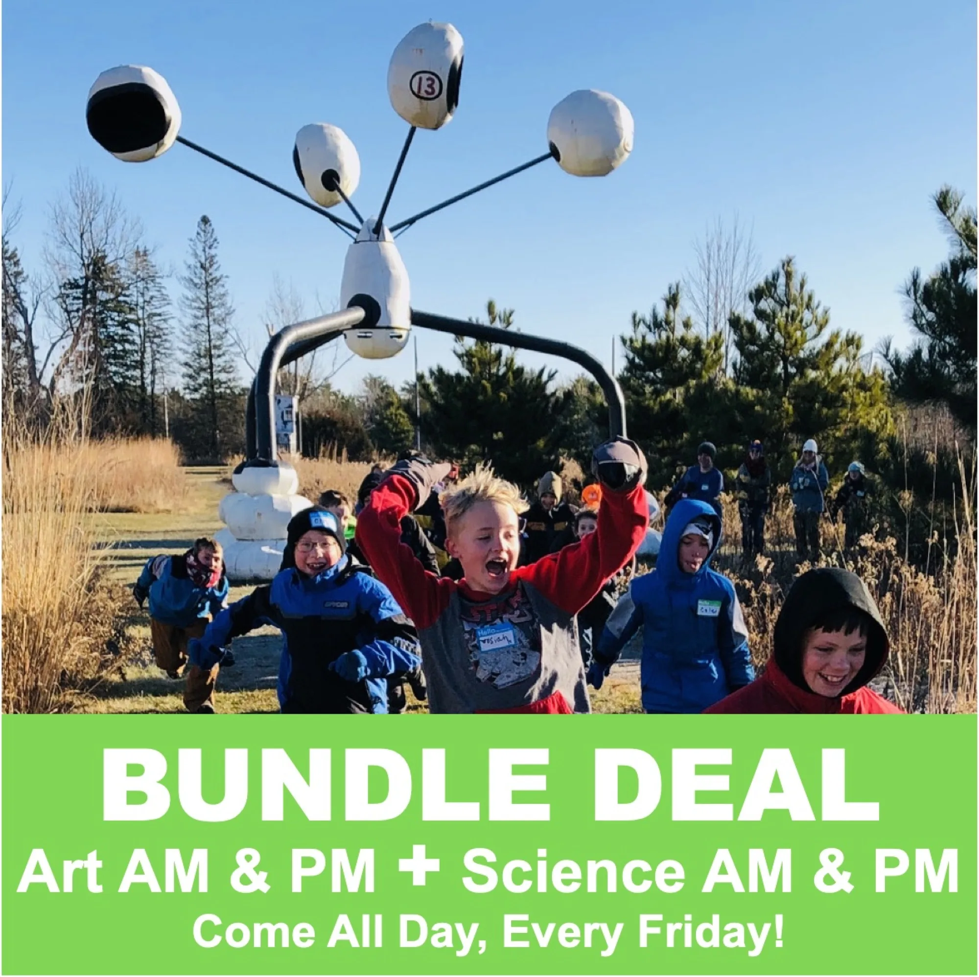 Art Day and Science Day Program Bundle (ages 6-18)